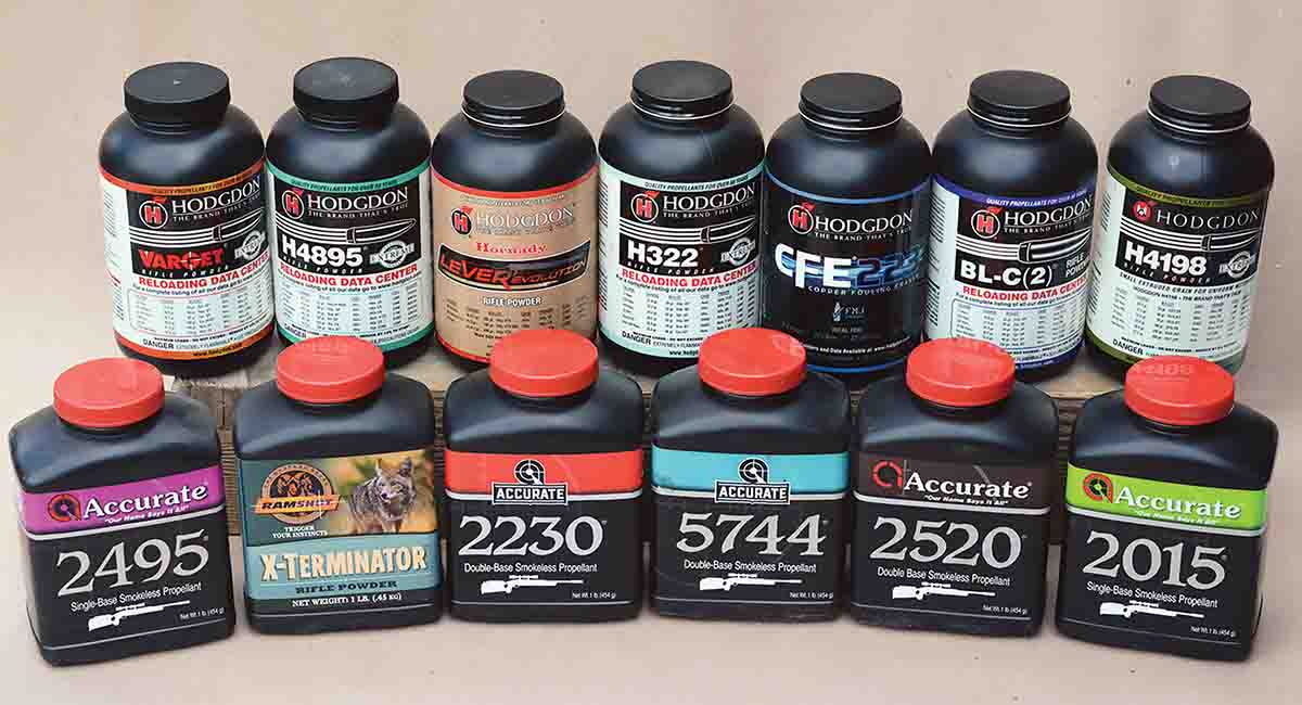 Many traditional and new powders from Hodgdon, Accurate and Ramshot gave top performance in the .35 Remington.